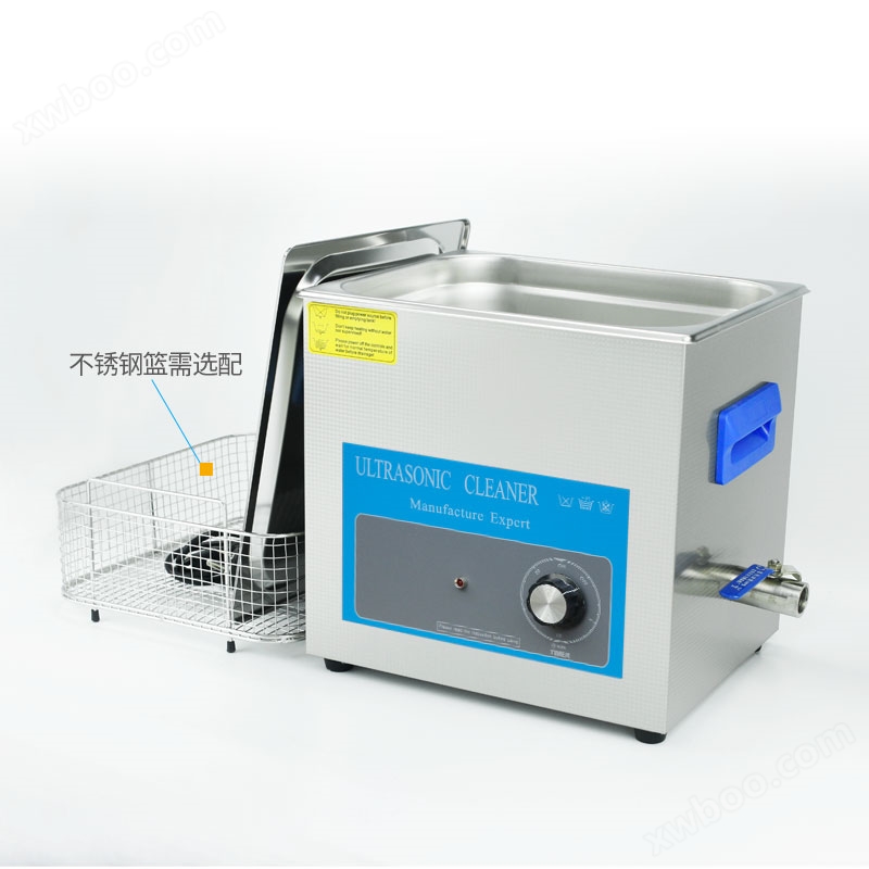 GD410T Máy làm sạch siêu âm nhỏ Trang sức Dụng cụ làm sạch dầu 10 lít Điều khiển cơ khí