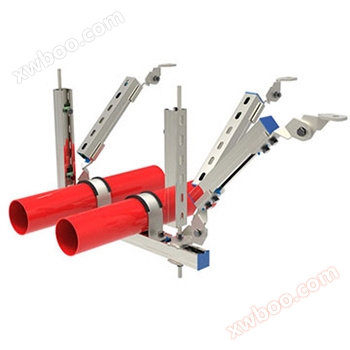 Wieloturowy dwukierunkowy uchwyt antytrzęsieniowy