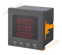 Tatu awamu ya sasa voltage mchanganyiko mita XY800UI-9K4